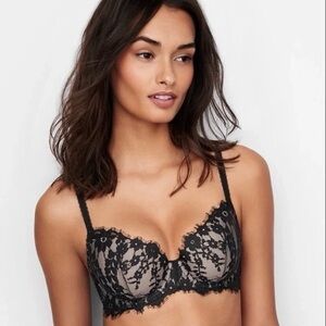 2015 2 Piece Set Victoria’s Secret Dream Angels Lined Demi Bra Cheeky Panty M